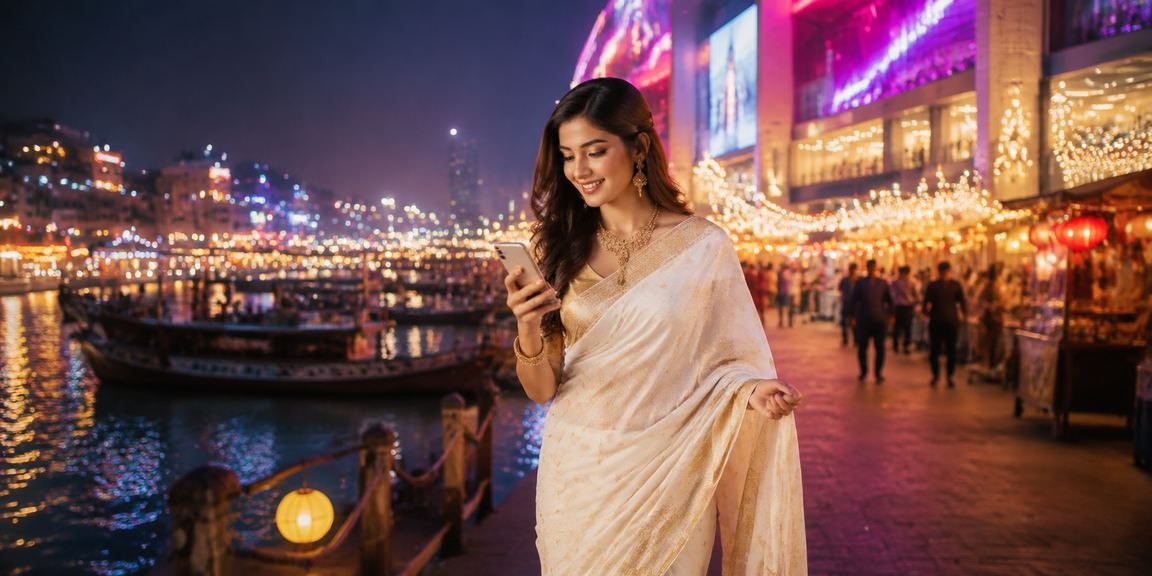 নারায়ণগঞ্জে শাড়ি পরিহিত বাংলাদেশি নারী মোবাইলে পেমেন্ট করছেন বেটিং প্ল্যাটফর্মে