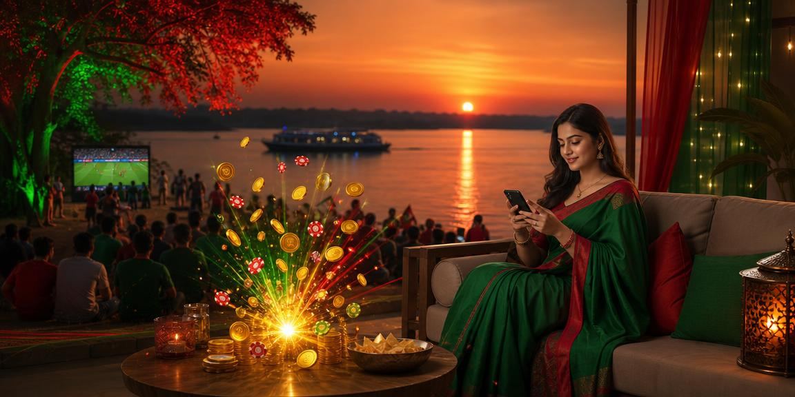 রাজশাহীর স্লট গেম রেড গ্রিন থিম ইন্টারফেস