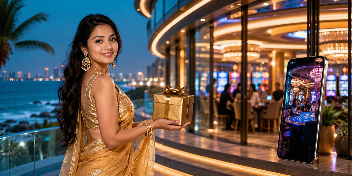 সেন্ট মার্টিনে শাড়ি পরিহিত বাংলাদেশি নারী মোবাইলে ক্যাসিনো ভিআইপি সুবিধা উপভোগ করছেন